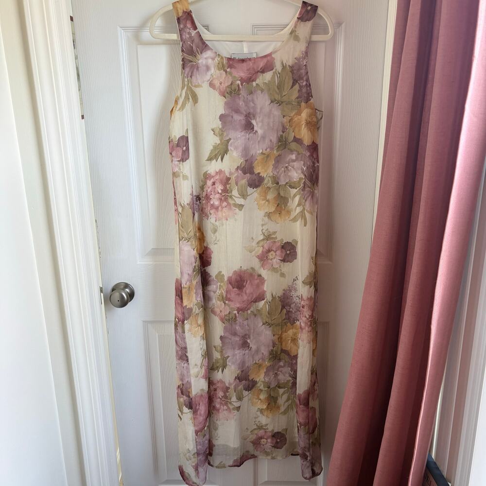 Dress barn size 10 floral midi dress